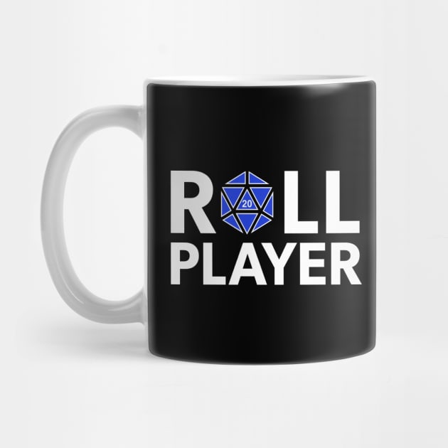 Roll Player (Blue d20) by NashSketches